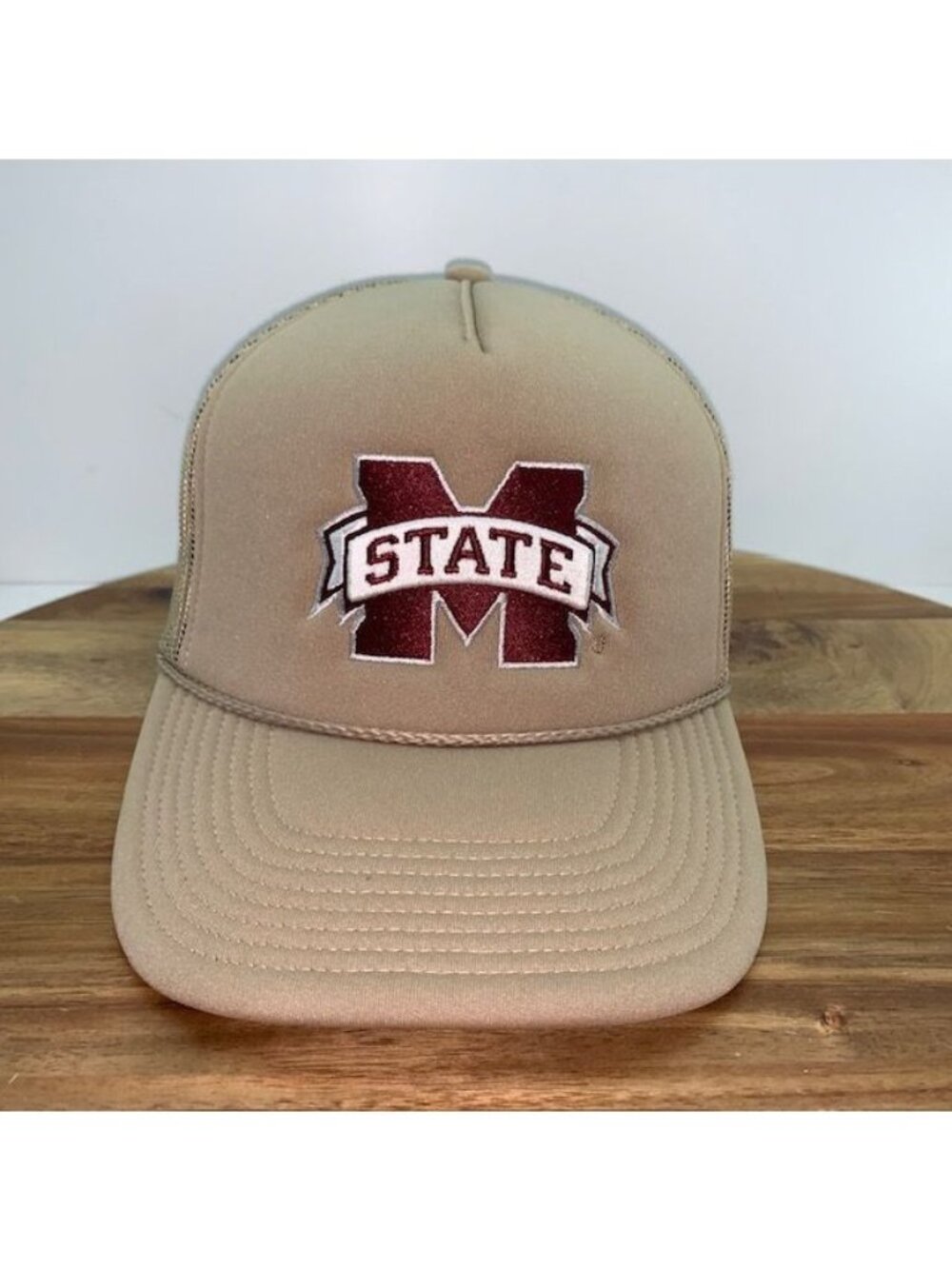 47 Brand Mississippi State Bulldogs Foam Front Mesh Trucker Snapback Hat NCAA